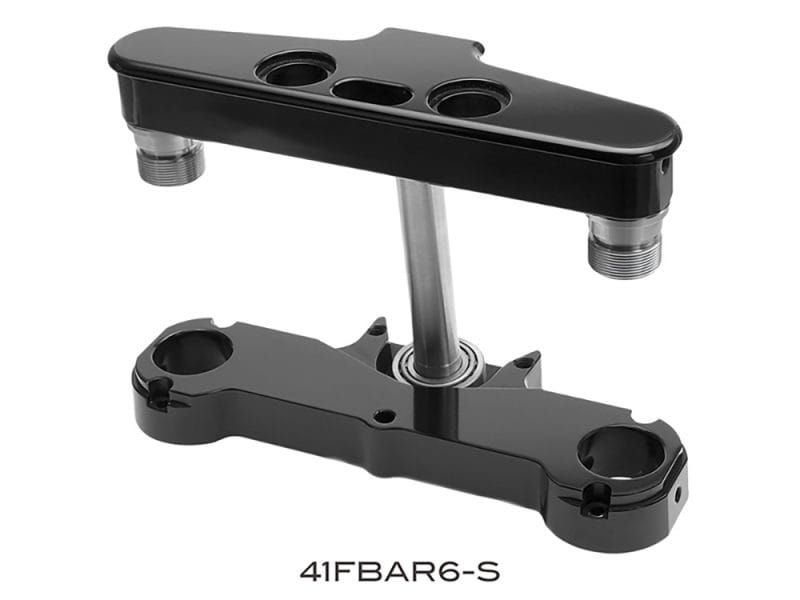 Aluminium motorcycle handlebar riser for Revelry Motorcycles, black finish, premium bike accessories Australia.