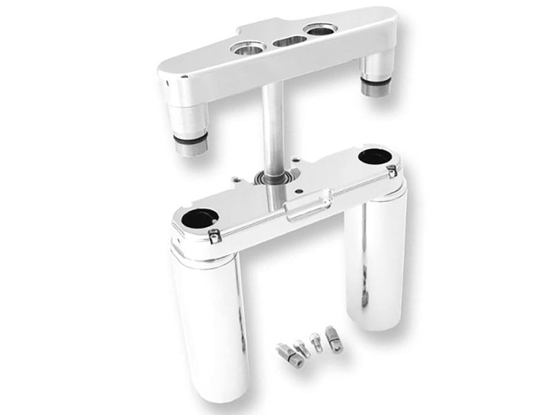 High-performance motorcycle suspension component for Revelry Motorcycles, durable and lightweight.