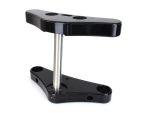 Aluminium motorcycle handlebar riser mount for Revelry Motorcycles Australia.
