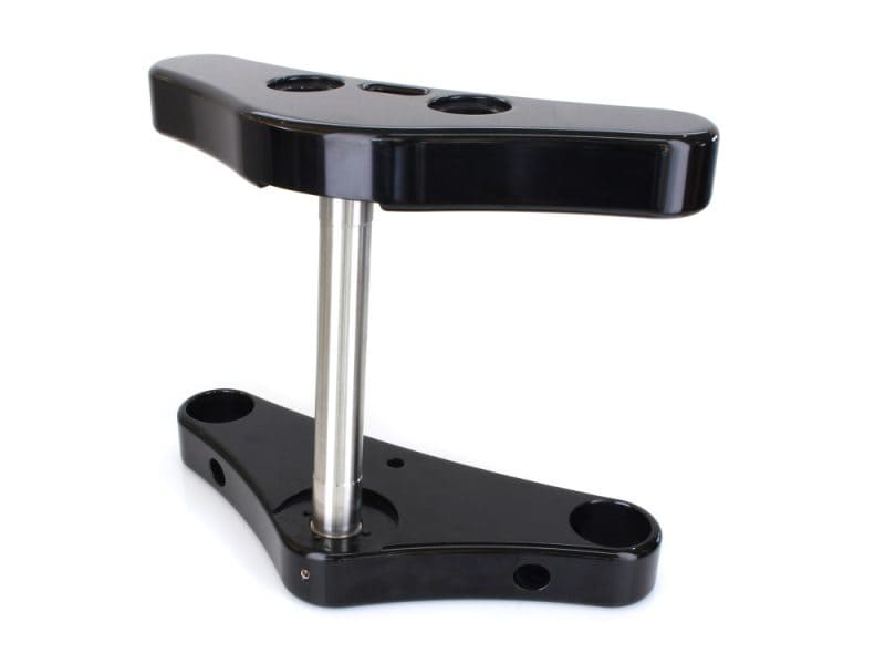 Aluminium motorcycle handlebar riser mount for Revelry Motorcycles Australia.