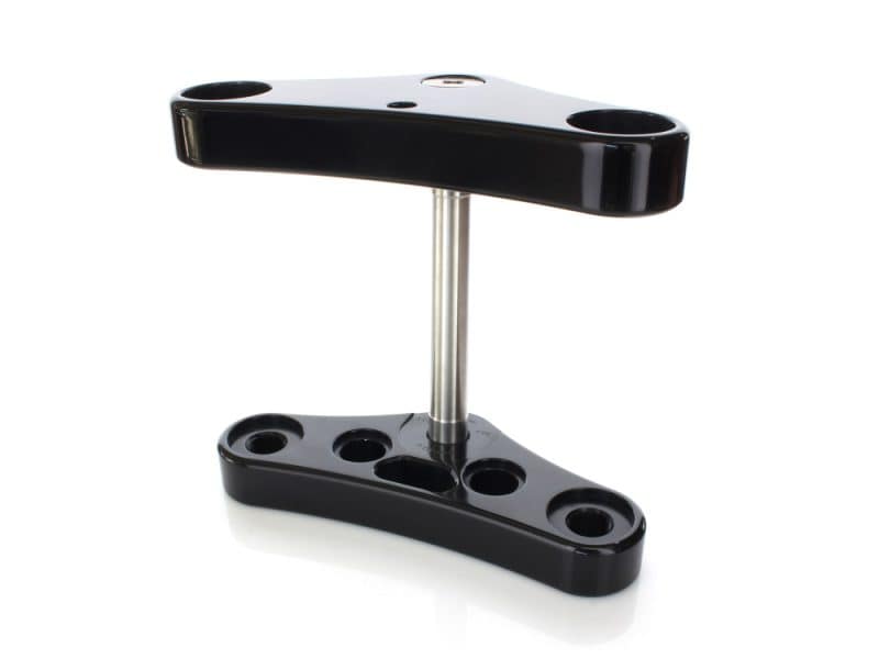 3 Degree Raked Mid Glide Triple Tree Kit - Black. Fits Dyna 2006-2017 High-quality motorcycle fork lift stand for Revelry Motorcycles enthusiasts.