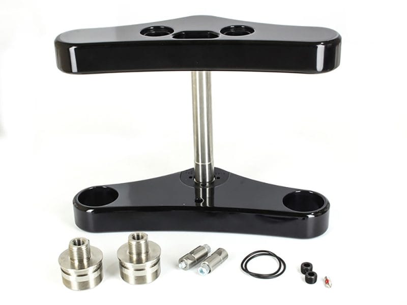 Revelry Motorcycles motorcycle stand with mounting accessories for enhanced bike maintenance and display.