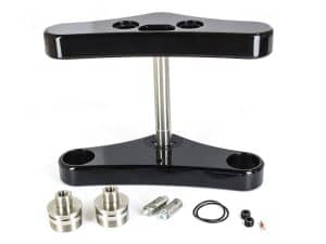 High-quality motorcycle lift stand with adjustable height for Revelry Motorcycles.