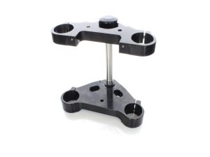 High-quality motorcycle triple tree clamp for Revelry Motorcycles, robust and durable.