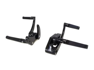 Forward Controls - Knurled - Black. Fits Softail 2018up. Length Adjustable.