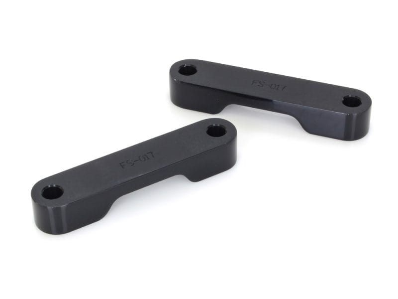 Fender Spacer Kit - Black. Fits Touring 2014up with 23in. or 26in. Custom Fender. High-quality black motorcycle brake clutch lever lock protectors pair for Revelry Motorcycles.