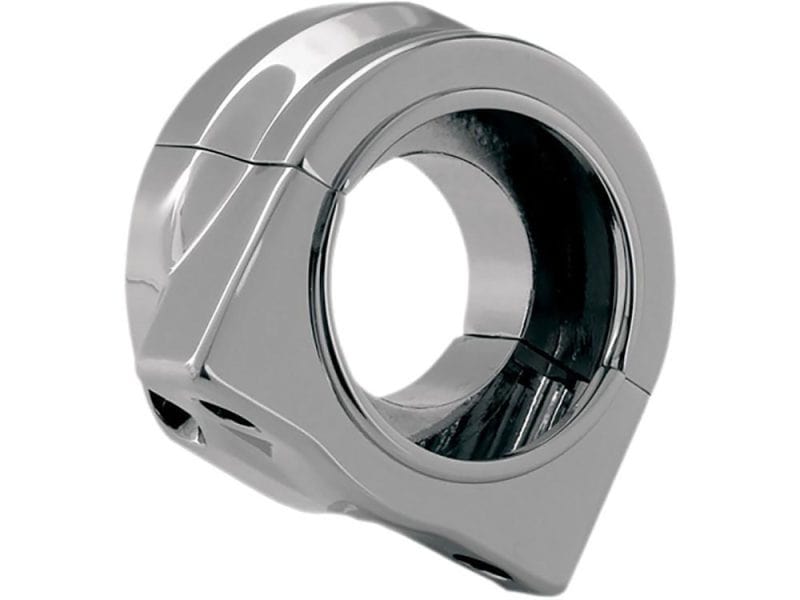 Dual Push In Cable Throttle Housing - Chrome. Fits 1996up Style Cables. Suspension bearing, chrome finish, motorcycle component for Revelry Motorcycles in Australia.