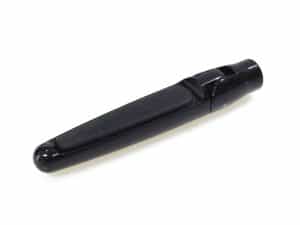 Black motorcycle kickstand for Revelry Motorcycles bikes.