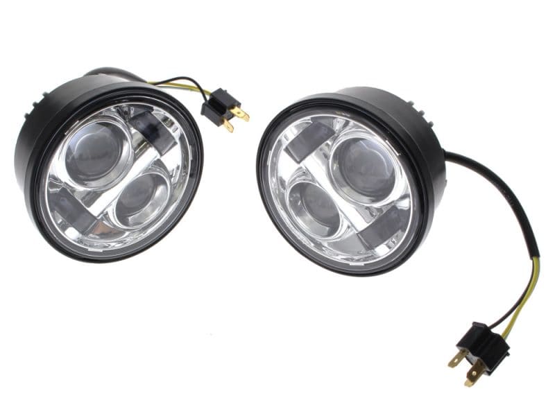 High-performance motorcycle LED headlight lamps for Revelry Motorcycles Australia.