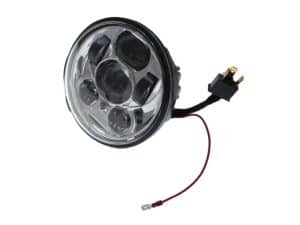 5-3/4in. LED HeadLight Insert with Parker - Chrome. Fits Most H-D with 5-3/4in. Headlight. Will not fit M8 Softail models.