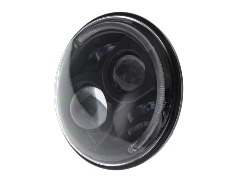 High-performance motorcycle LED headlight for Revelry Motorcycles Australia website.