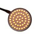Retro motorcycle LED indicator light for Revelry Motorcycles.