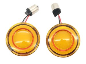 LED motorcycle indicator lights set for Revelry Motorcycles in Australia.