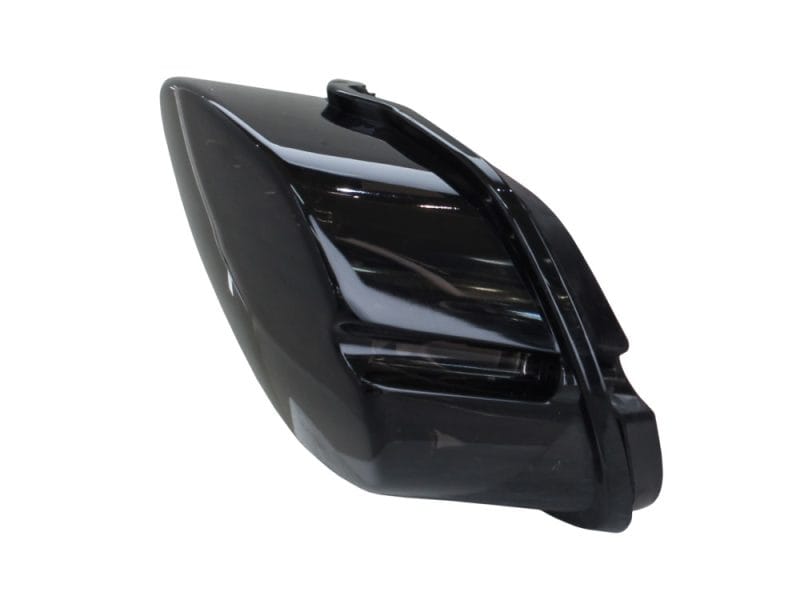 Black motorcycle tail light assembly for Revelry Motorcycles.