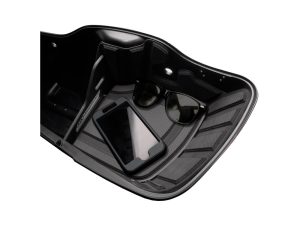 Waterproof motorcycle tank bag with phone and sunglasses holder for Revelry Motorcycles touring.