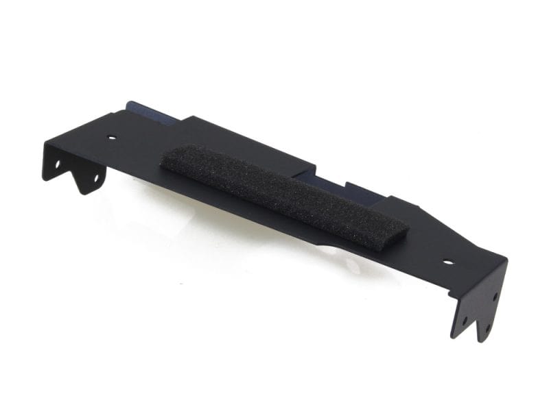 Revelry Motorcycle part, black metal bracket with foam padding for bike protection.
