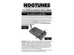Hogtunes amplifier model REV 450-RM and WBA 400.2 for 2019 and newer Harley-Davidson touring motorcycles.