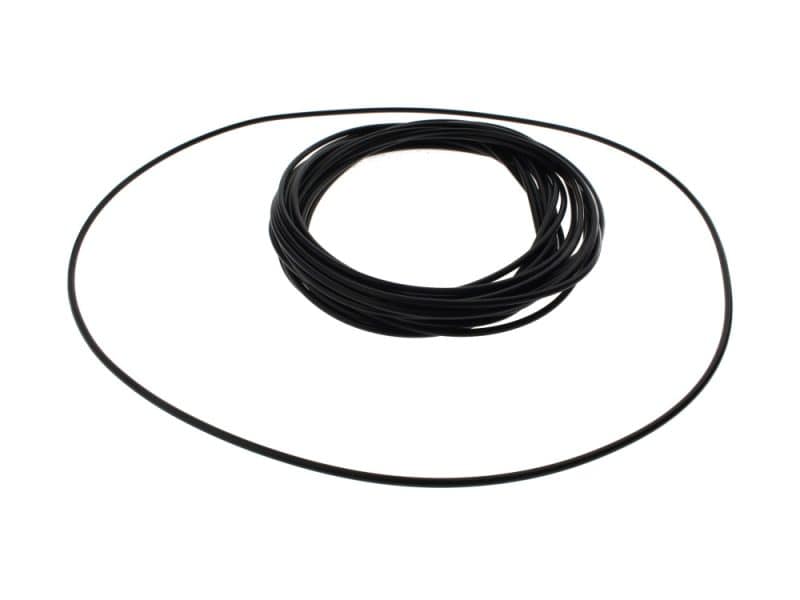 Black rubber O-rings for motorcycle maintenance and repair.