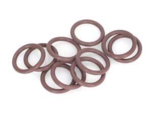 Rubber O-rings for motorcycle maintenance and repair, high-quality bike accessories.