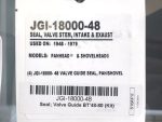 JGI-18000-48 valve guide seal for motorcycle engine models Panhead and Shovelhead.