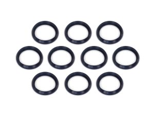Black motorcycle oil seal rings for Revelry Motorcycles maintenance and repair.