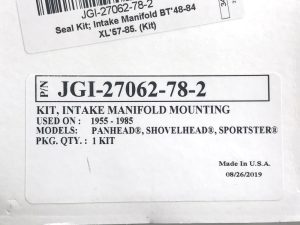 High-quality motorcycle intake manifold kit for classic Harley Davidson models, reliable aftermarket parts.