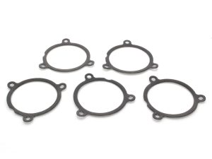 Air Filter Backplate Gasket - Pack of 5. Fits Milwaukee-Eight 2017up with Ventilator Air Filter Assembly.