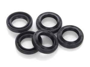 Rubber motorcycle fork seals for Revelry Motorcycles, durable and high-quality.
