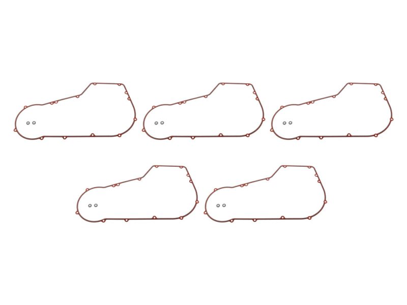 Primary Cover Gasket - Pack of 5. Fits Softail 1994-2006 & Dyna 1994-2005.