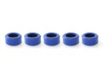 Blue motorcycle shock absorber bushes for Revelry Motorcycles – high-quality spare parts.