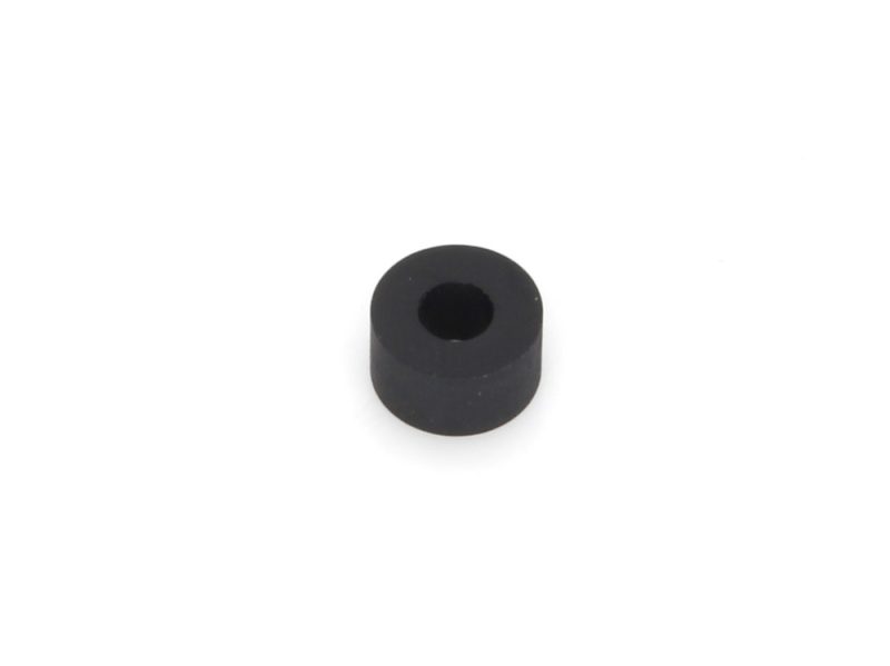 Rubber bushing for motorcycle suspension and components.