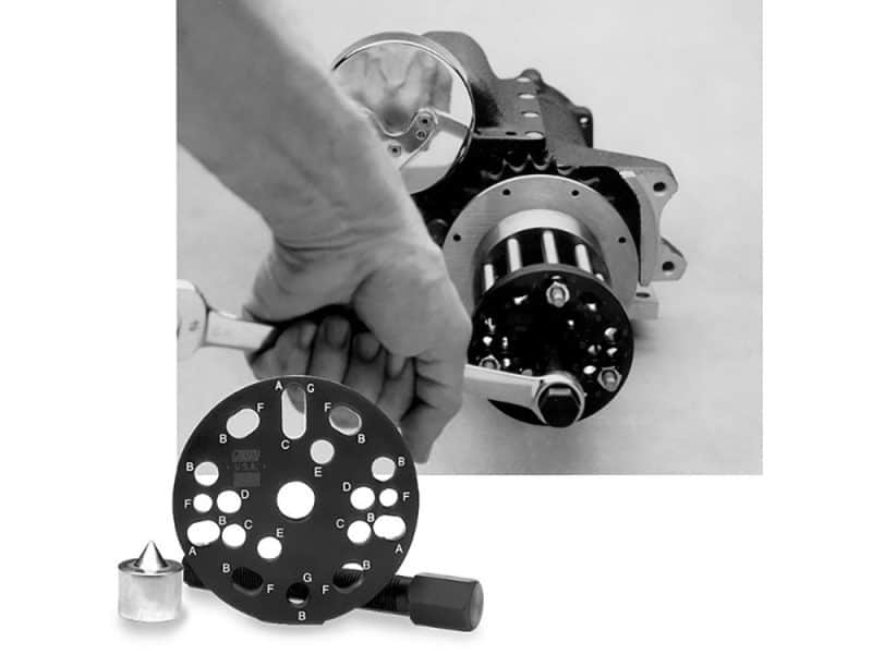 Revelry Motorcycles engine parts assembly in black and white, showcasing quality motorcycle components.