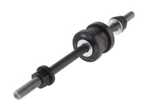 High-performance motorcycle shock absorber with durable construction for Revelry Motorcycles.