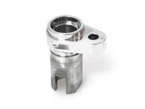 High-quality motorcycle part from Revelry Motorcycles, aluminium finish, precision engineered.