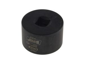 Rubber motorcycle front axle socket, black, high-quality JIMS tool.