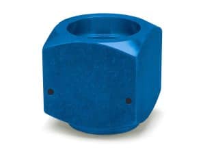 Blue motorcycle part from Revelry Motorcycles, durable and high-quality for bike customization.