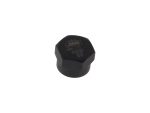High-quality motorcycle frame plug, black rubber OEM protection component for Revelry Motorcycles.
