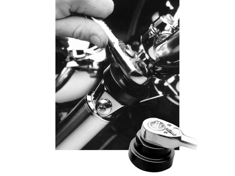 High-quality motorcycle handlebar and suspension components at Revelry Motorcycles, expert bike repairs.