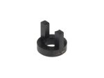 Rubber motorcycle spacer for Revelry Motorcycles, durable black parts.