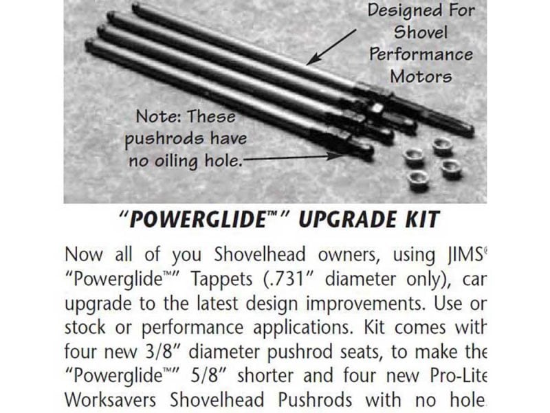 Powerglide upgrade kit for Shovelhead motorcycles with no oiling hole, designed for performance.