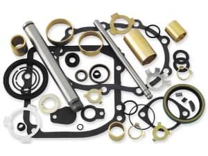 Precision motorcycle engine gasket and bearing repair parts, compatible with Revelry Motorcycles.