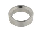 Aluminium motorcycle bearing race with precision fit.