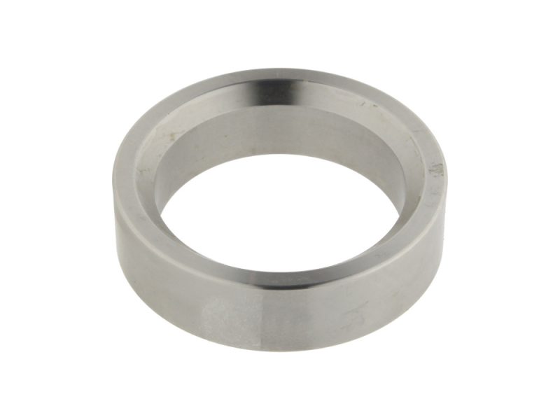 Aluminium motorcycle bearing race with precision fit.