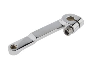 Chrome motorcycle derailleur hanger, compatible with Revelry Motorcycles, Australian bike accessories.