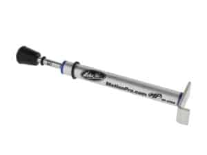 Heavy-duty motorcycle chain adjuster pin for Revelry Cycles motorcycles.