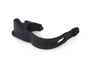 Lightweight black bicycle chain guard for Revelry motorcycle bikes.