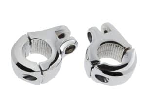 Brute Highway Footpeg Mounts - Chrome.