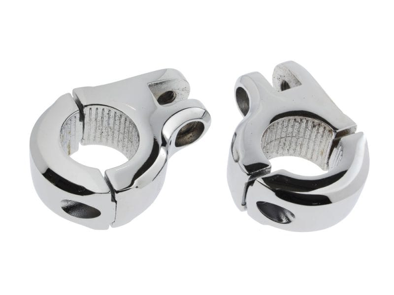 Brute Highway Footpeg Mounts - Chrome.