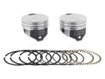 Piston and piston rings set for motorcycle engine rebuild.