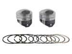 Piston and piston ring set for motorcycle engine, high-quality OEM ревелрy parts.